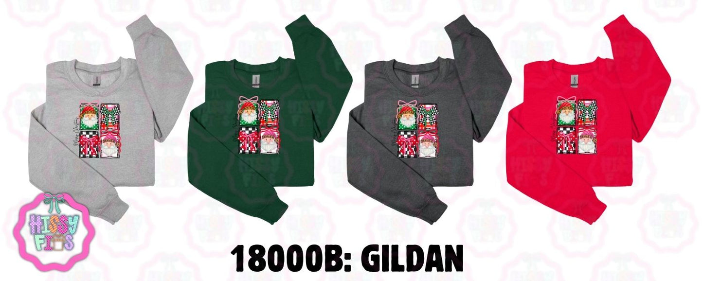 Merry Christmas Squares- Youth