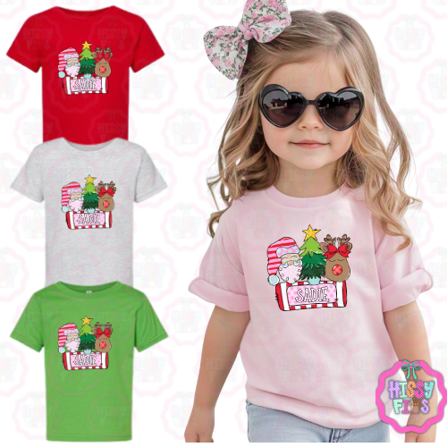 Christmas Santa Name Plate