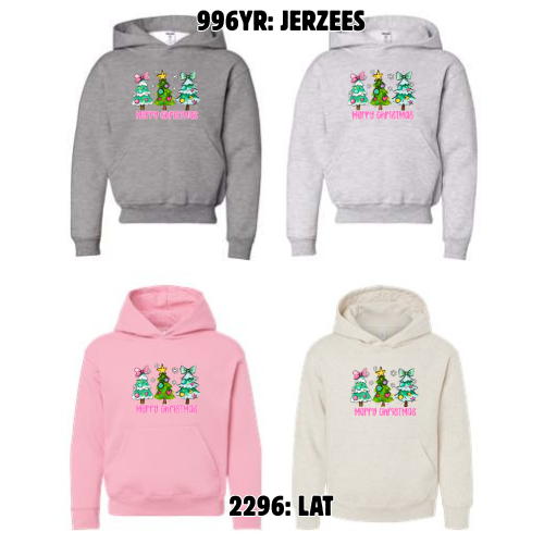 Pink Merry Christmas Youth