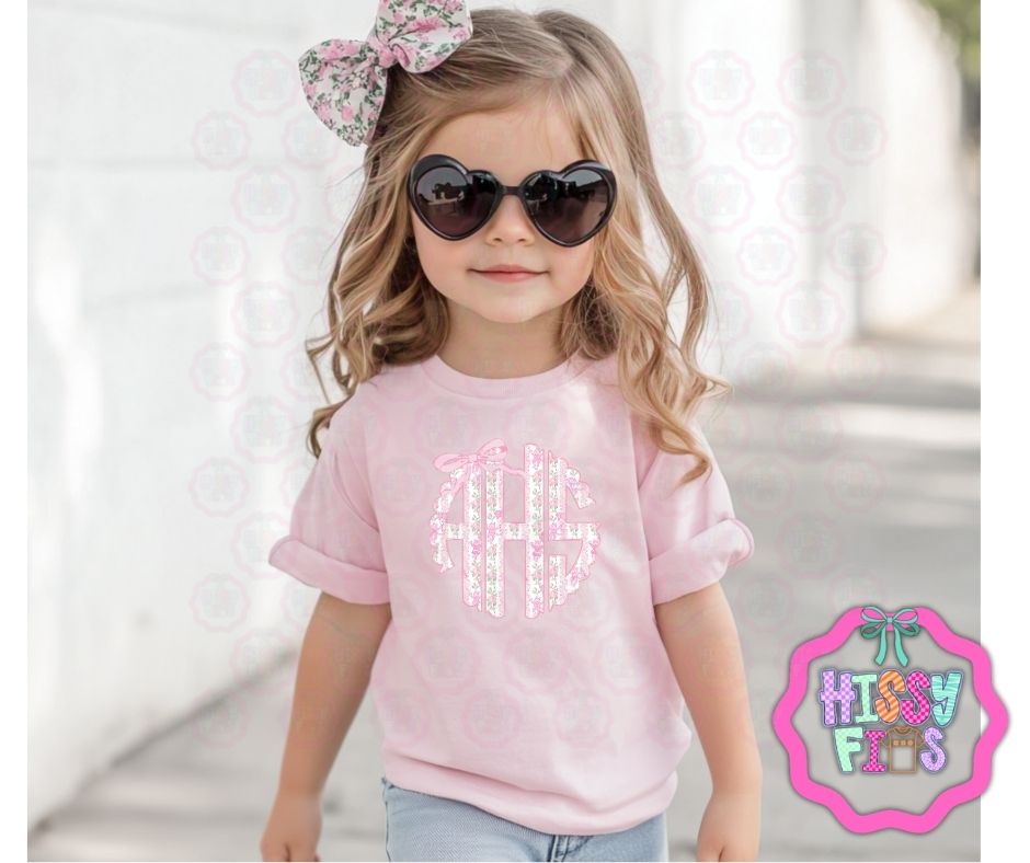 Love Shack Fancy Monogram Graphic Tee- Custom