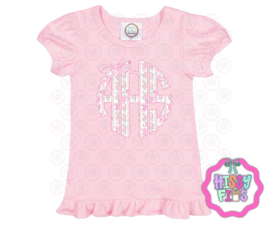 Love Shack Fancy Monogram Graphic Tee- Custom