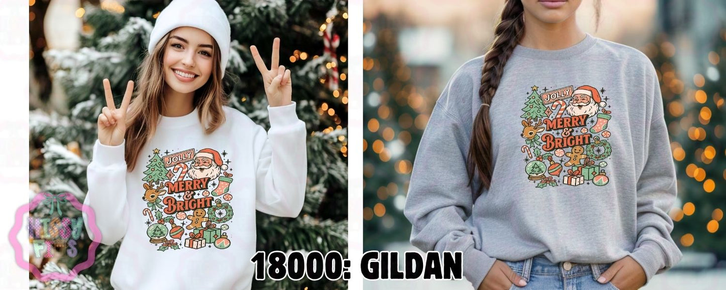 Vintage Merry & Bright- Adult