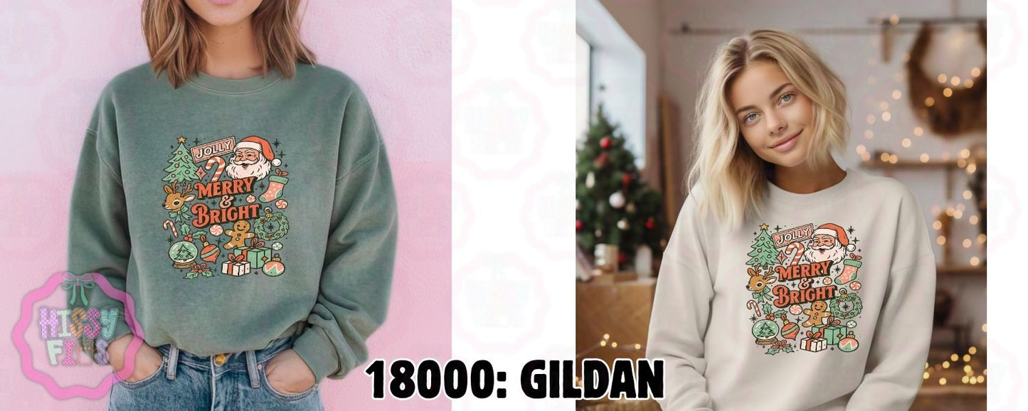 Vintage Merry & Bright- Adult