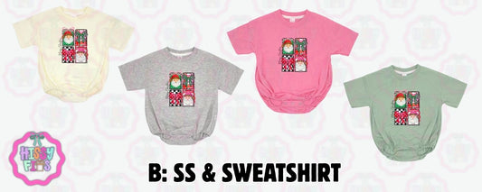 Merry Christmas Squares- Baby