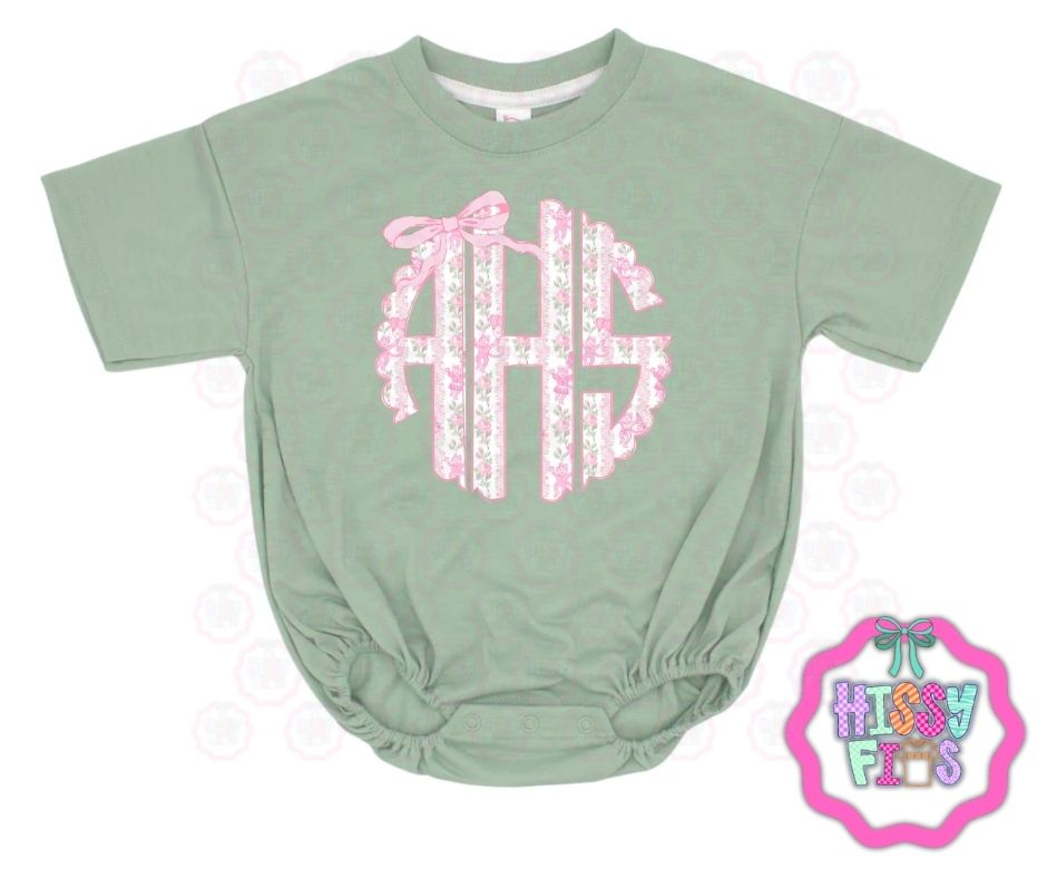Love Shack Fancy Monogram Graphic Tee- Custom