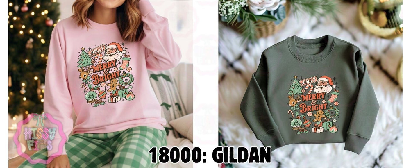 Vintage Merry & Bright- Adult