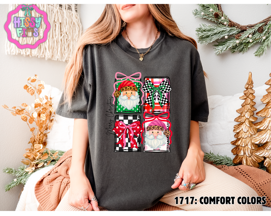 Merry Christmas Squares- Adult