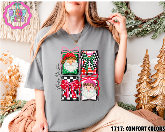 Merry Christmas Squares- Adult