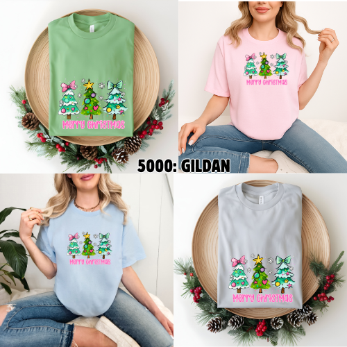 Pink Merry Christmas Adult