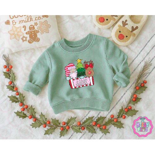 Christmas Santa Name Plate