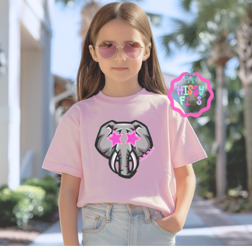 AL Pink Star- Roll Tide- Y