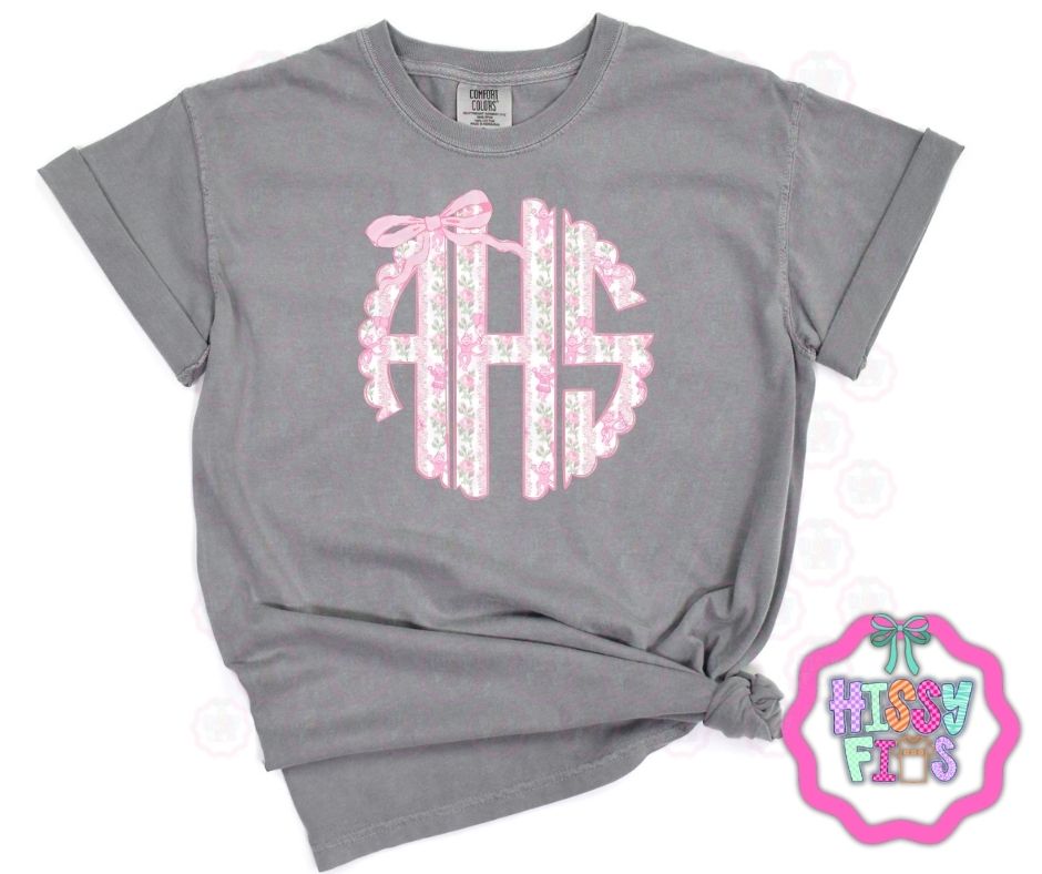 Love Shack Fancy Monogram Graphic Tee- Custom