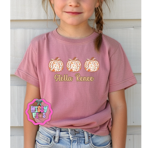 Lace Pumpkin Custom-T