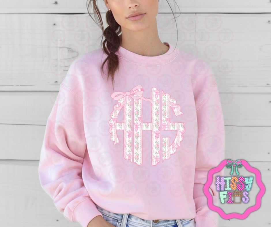 Love Shack Fancy Monogram Graphic Tee- Custom