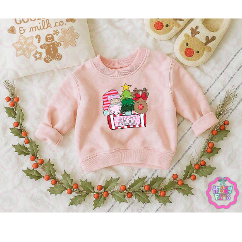 Christmas Santa Name Plate