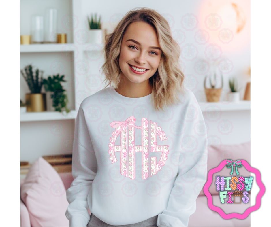 Love Shack Fancy Monogram Graphic Tee- Custom