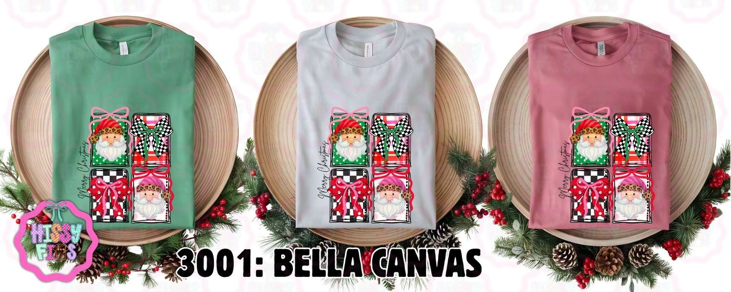 Merry Christmas Squares- Adult