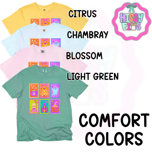 Neon Halloween Stamp