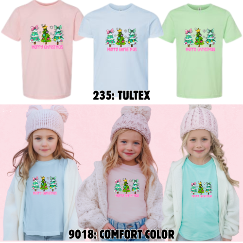 Pink Merry Christmas Youth