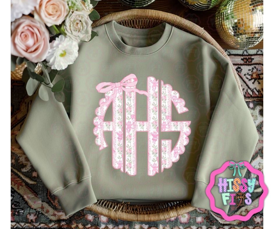 Love Shack Fancy Monogram Graphic Tee- Custom