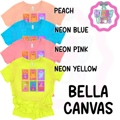 Neon Halloween Stamp