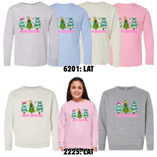 Pink Merry Christmas Youth