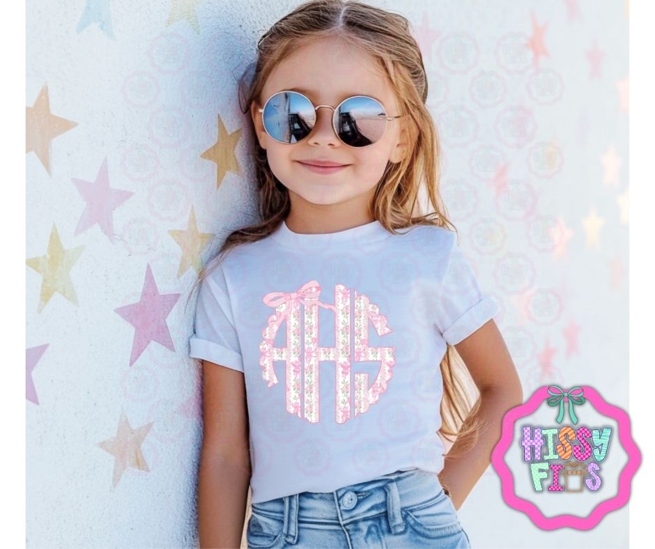 Love Shack Fancy Monogram Graphic Tee- Custom