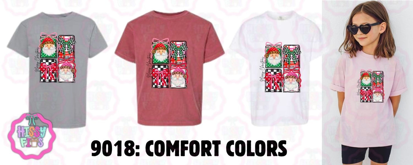 Merry Christmas Squares- Youth