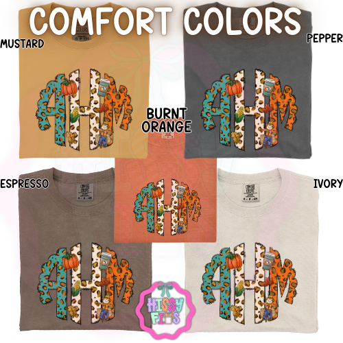 Fall Monogram Custom- A